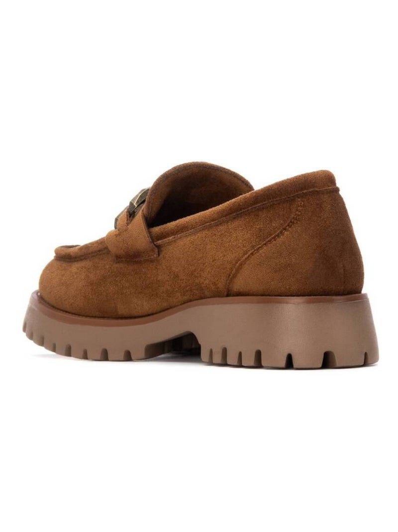 Mocassins plats femme Camel - Kiabi