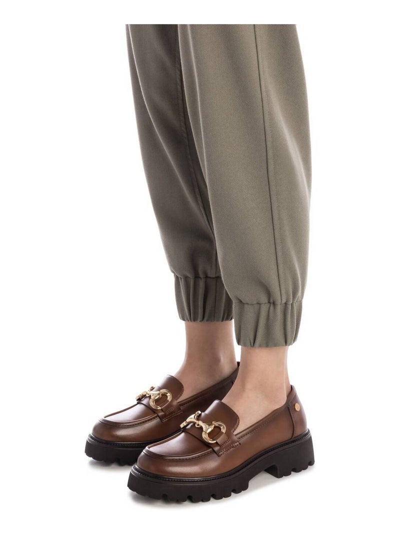 Mocassins plats femme Camel - Kiabi