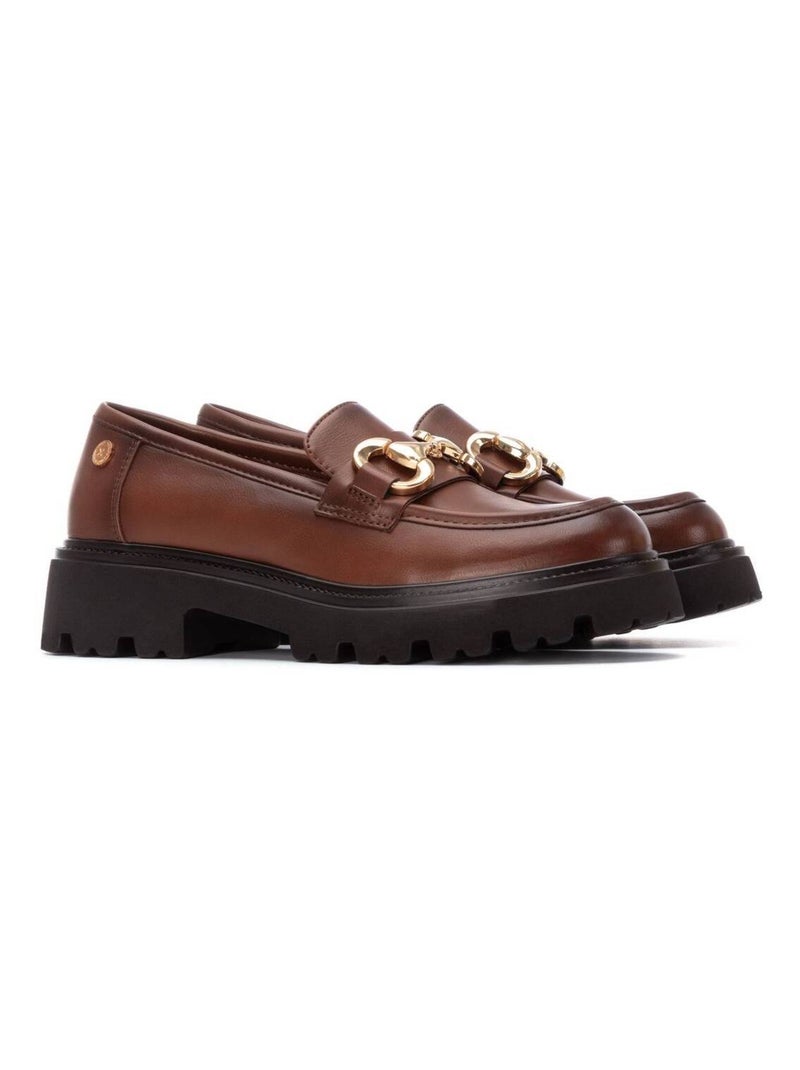 Mocassins plats femme Camel - Kiabi