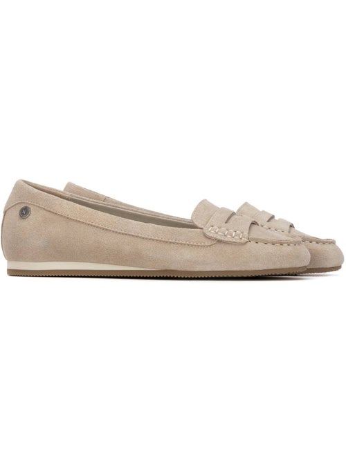 Mocassins plats femme en cuir - Kiabi Mocassins plats femme en cuir - Kiabi