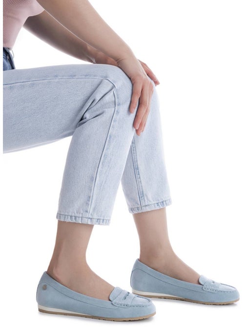 Mocassins plats femme en cuir - Kiabi Mocassins plats femme en cuir - Kiabi