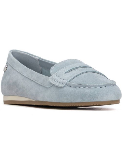 Mocassins plats femme en cuir - Kiabi Mocassins plats femme en cuir - Kiabi