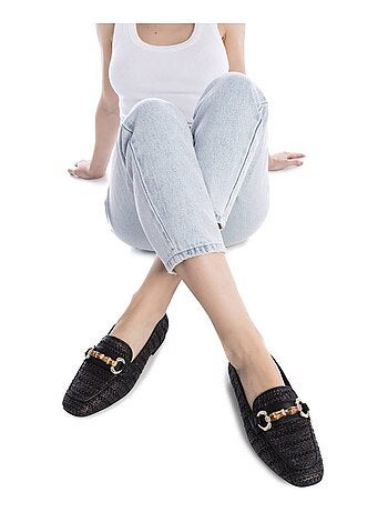 Mocassins plats femme