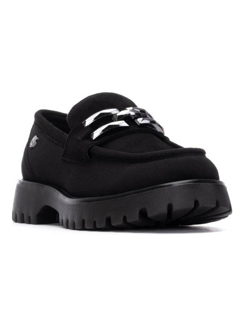 Mocassins plats femme Noir - Kiabi