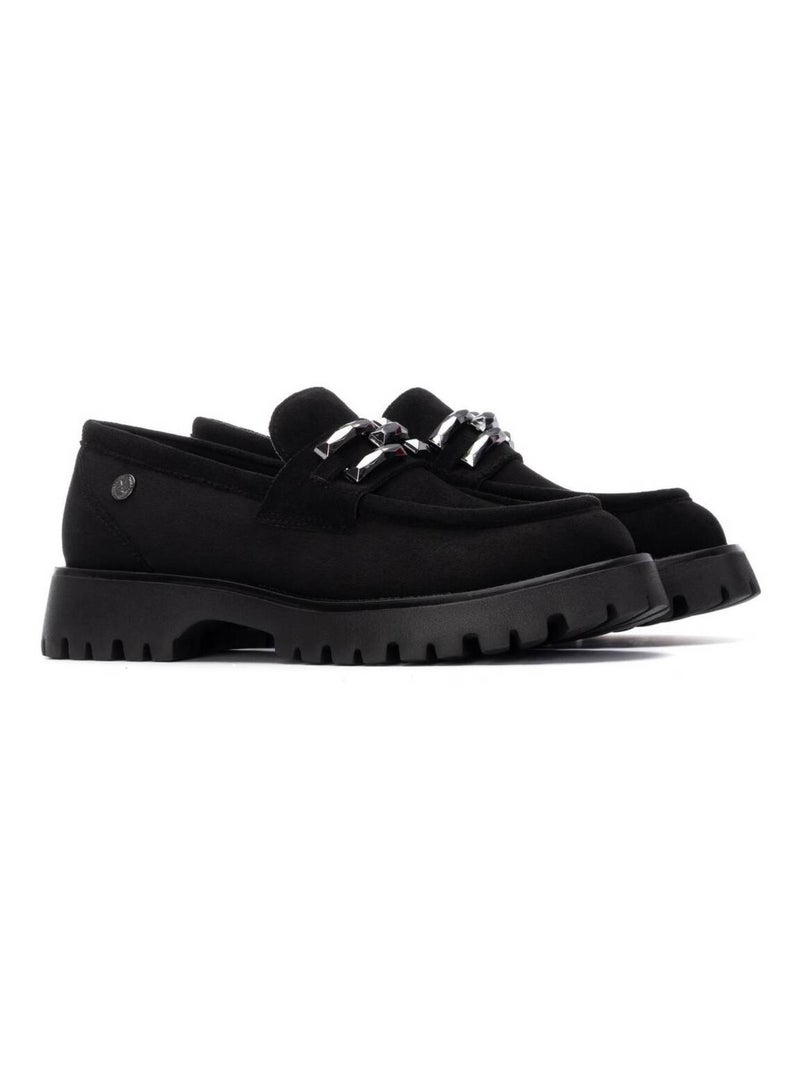 Mocassins plats femme Noir - Kiabi
