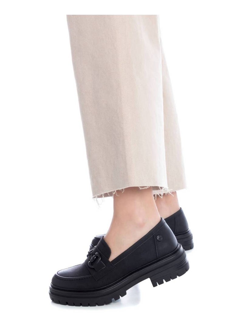 Mocassins plats femme Noir - Kiabi