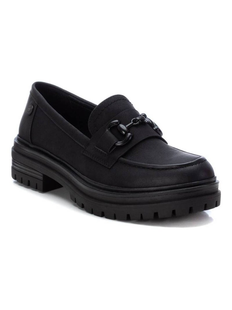 Mocassins plats femme Noir - Kiabi
