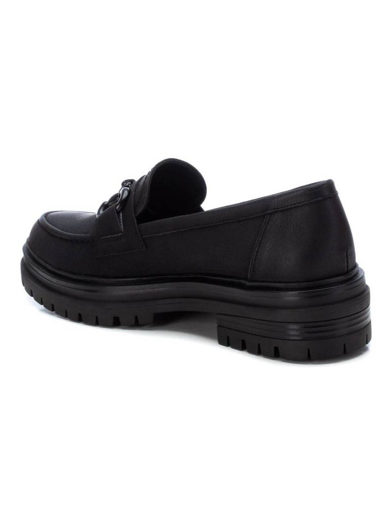 Mocassins plats femme Noir - Kiabi
