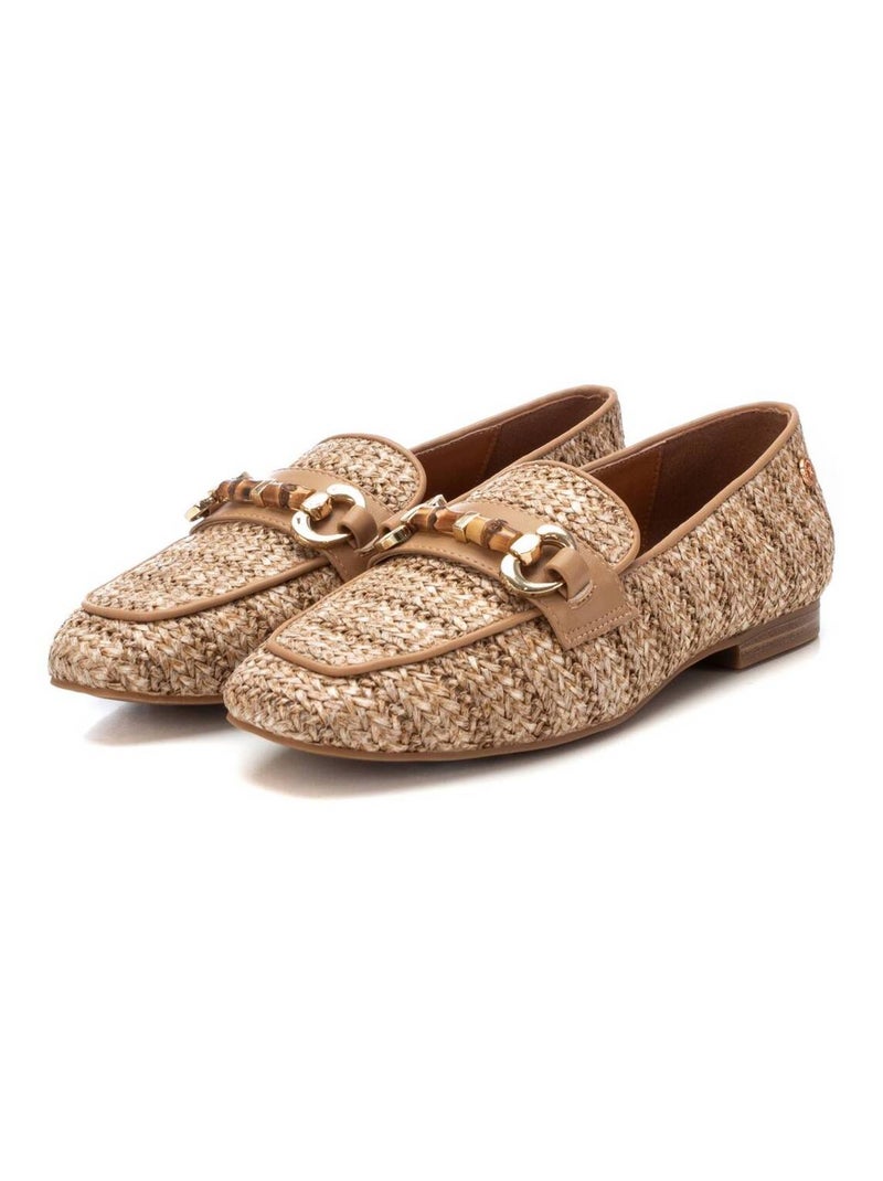 Mocassins plats femme Taupe - Kiabi