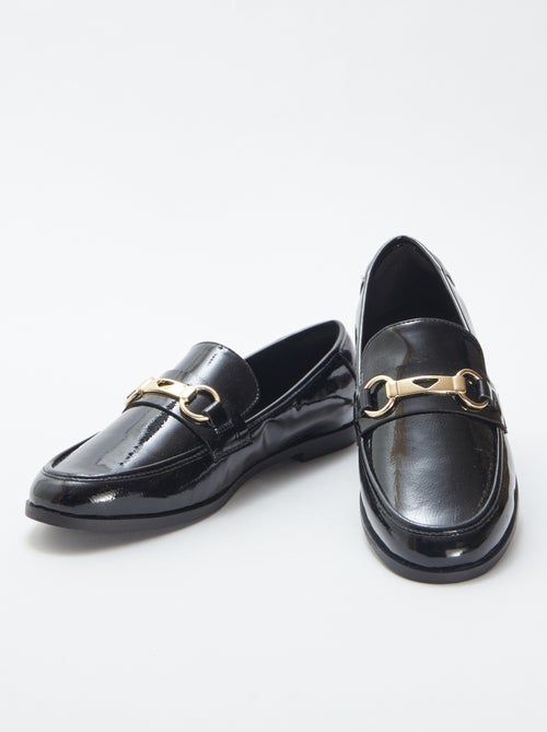 Mocassins plats vernis - Kiabi