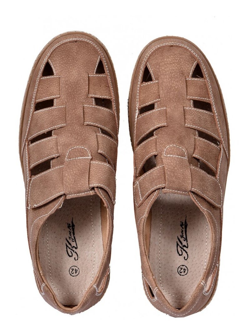 Mocassins pour Homme Doublure CUIR PREMIUM SCRATCH Camel - Kiabi