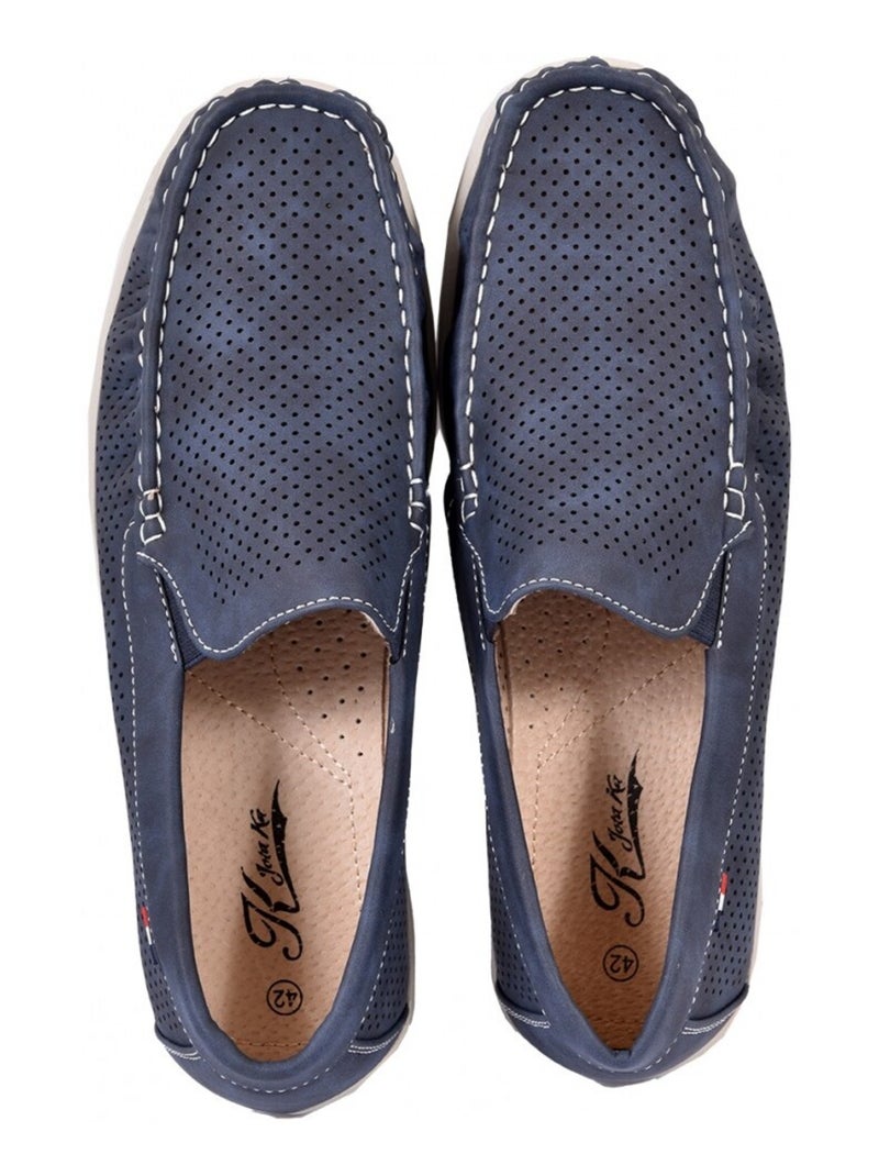 Mocassins PREMIUM Bleu marine - Kiabi