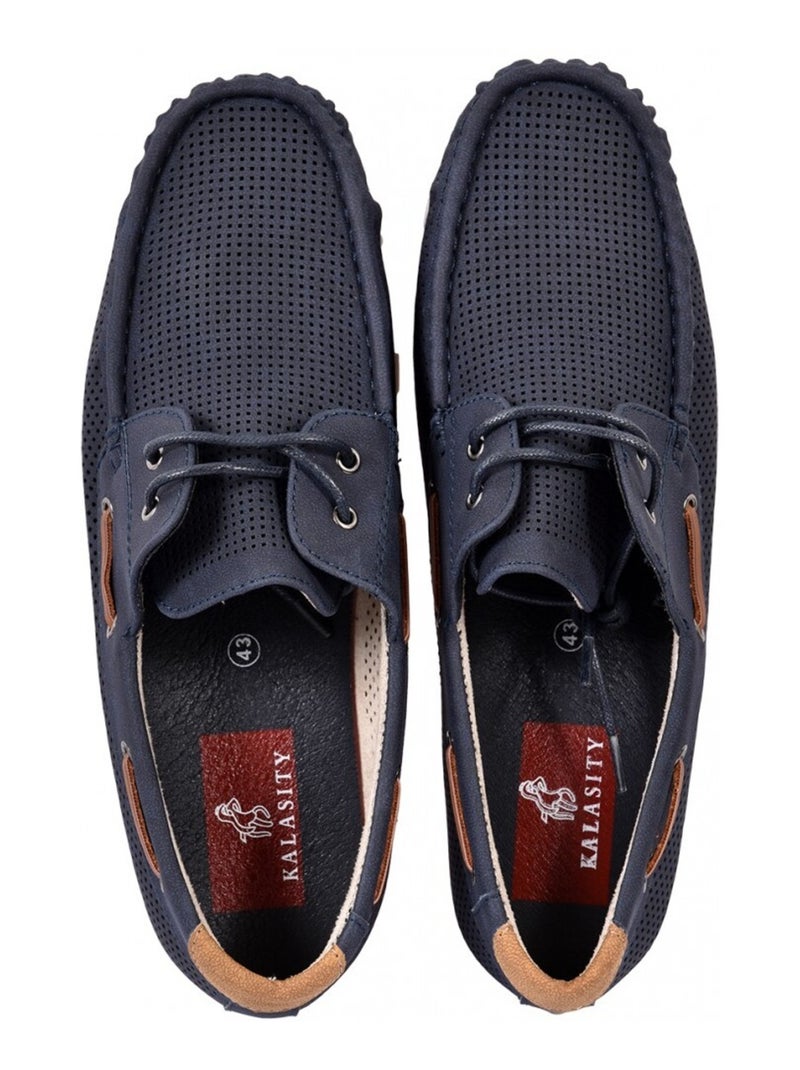 Mocassins PREMIUM Bleu marine - Kiabi