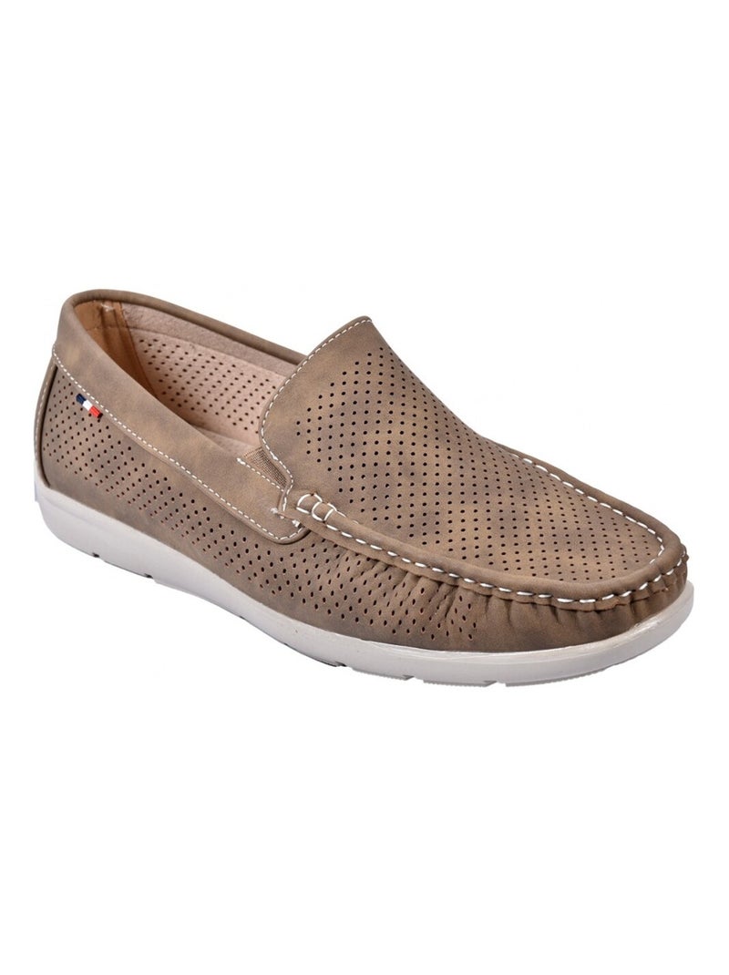 Mocassins PREMIUM Marron clair - Kiabi