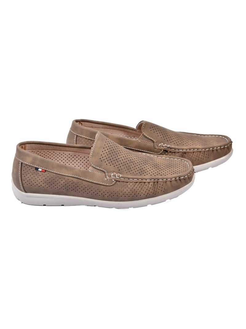 Mocassins PREMIUM Marron clair - Kiabi