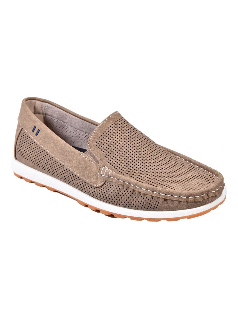 Mocassins PREMIUM Marron clair - Kiabi