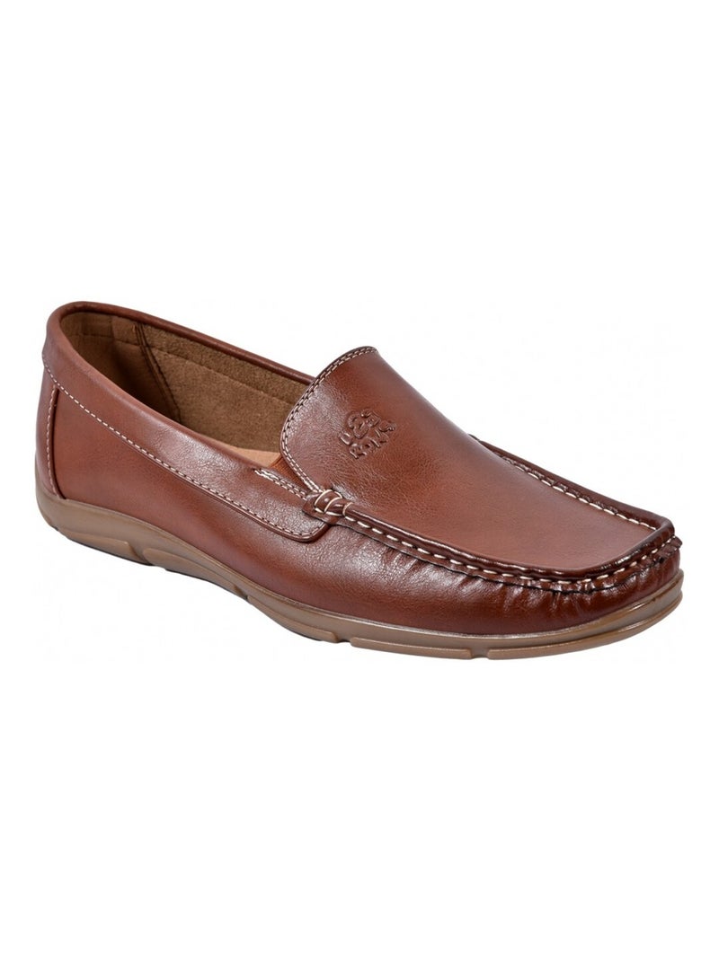 Mocassins PREMIUM Marron - Kiabi