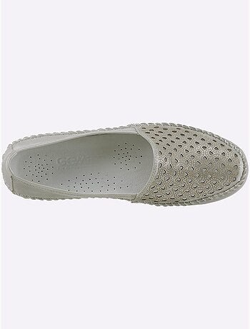 Mocassins respirants en cuir avec semelle intérieure amovible - Taille standard - Witt