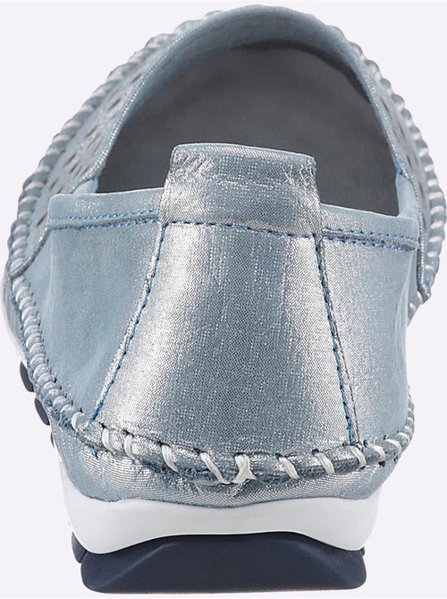 Mocassins respirants en cuir avec semelle intérieure amovible - Taille standard - Witt - Kiabi