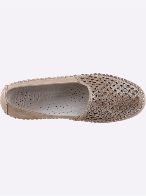 Mocassins respirants en cuir avec semelle intérieure amovible - Taille standard - Witt - Kiabi Mocassins respirants en cuir avec semelle intérieure amovible - Taille standard - Witt - Kiabi