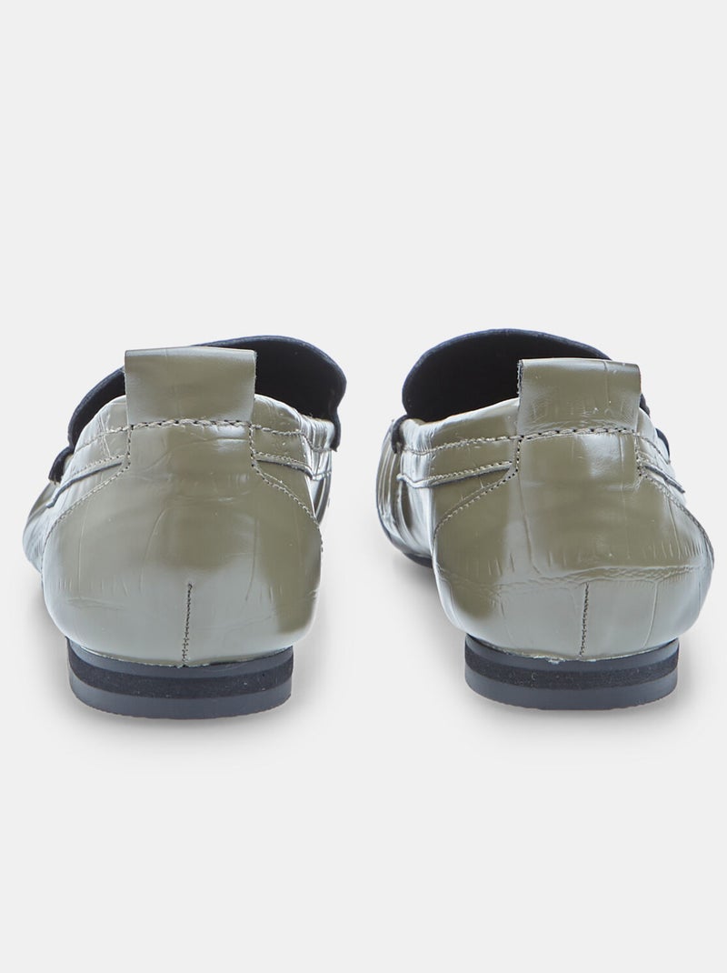 Mocassins s avec pompons Bata Red Label Vert - Kiabi