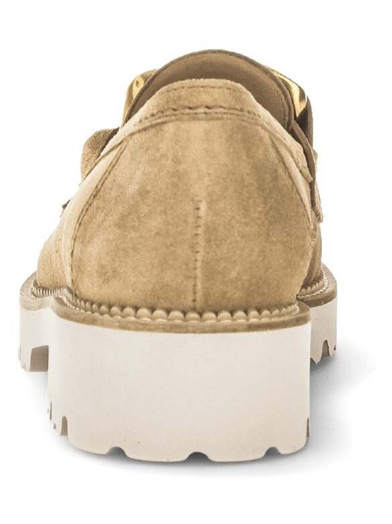 Mocassins s en velours Marron - Kiabi