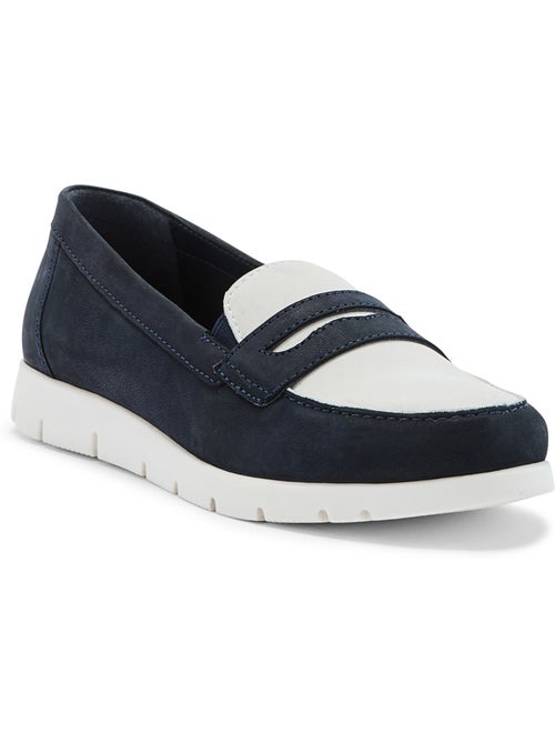 Mocassins semelle amovible cuir nubuck - PEDICONFORT - Kiabi