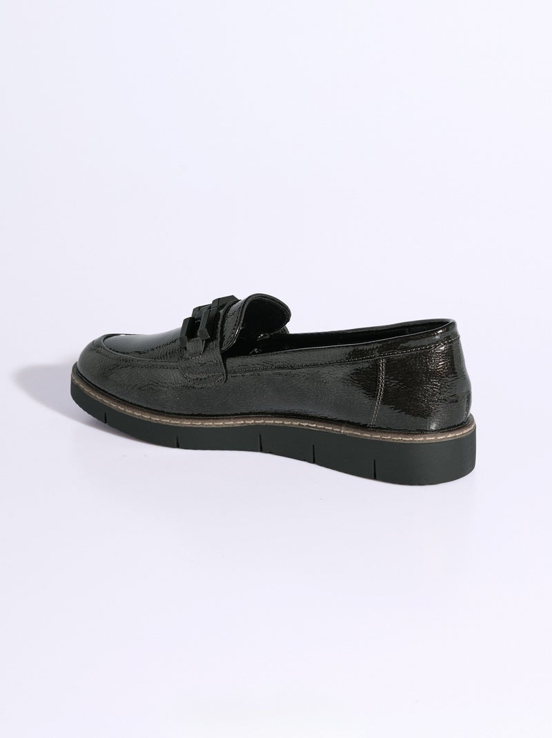 Mocassins semelle compensée style rock - AFIBEL Gris - Kiabi
