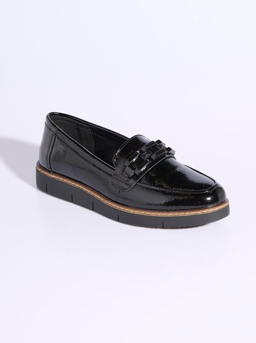 Mocassins semelle compensée style rock - AFIBEL - Kiabi