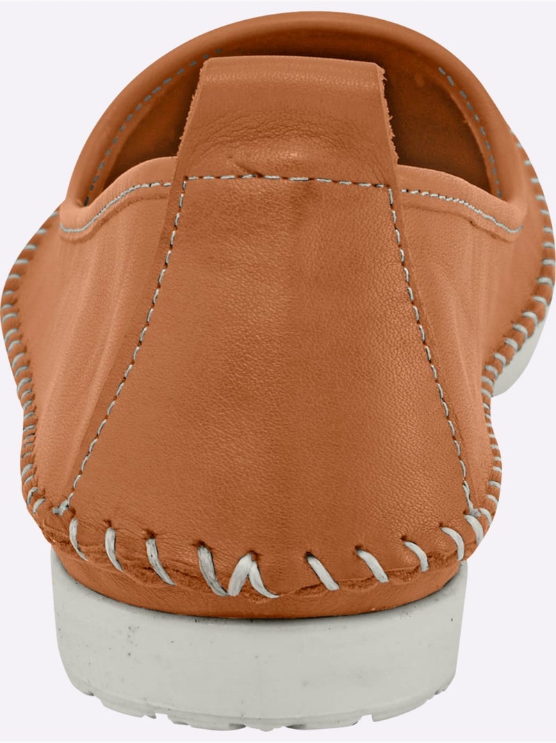 Mocassins Semelle Douce Et Souple - Taille Standard - Helline Ambre - Kiabi