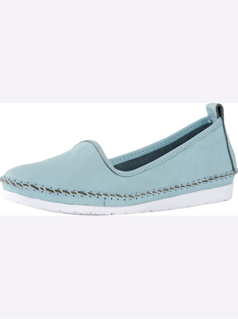 Mocassins Semelle Douce Et Souple - Taille Standard - Helline Bleu clair - Kiabi