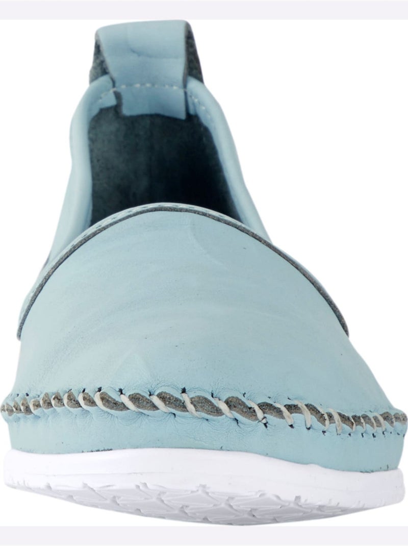 Mocassins Semelle Douce Et Souple - Taille Standard - Helline Bleu clair - Kiabi