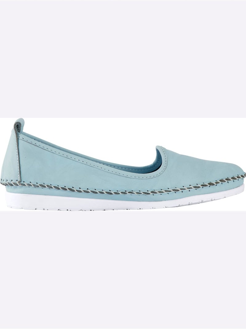 Mocassins Semelle Douce Et Souple - Taille Standard - Helline Bleu clair - Kiabi