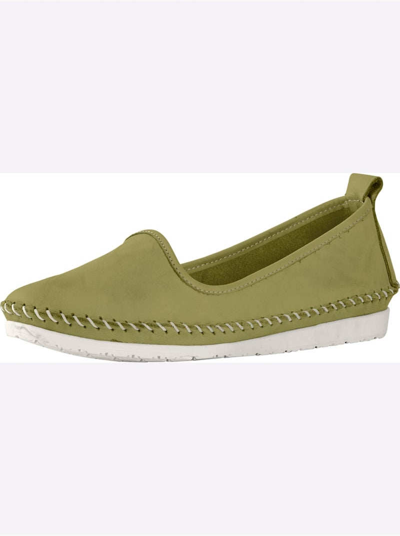 Mocassins Semelle Douce Et Souple - Taille Standard - Helline Vert - Kiabi