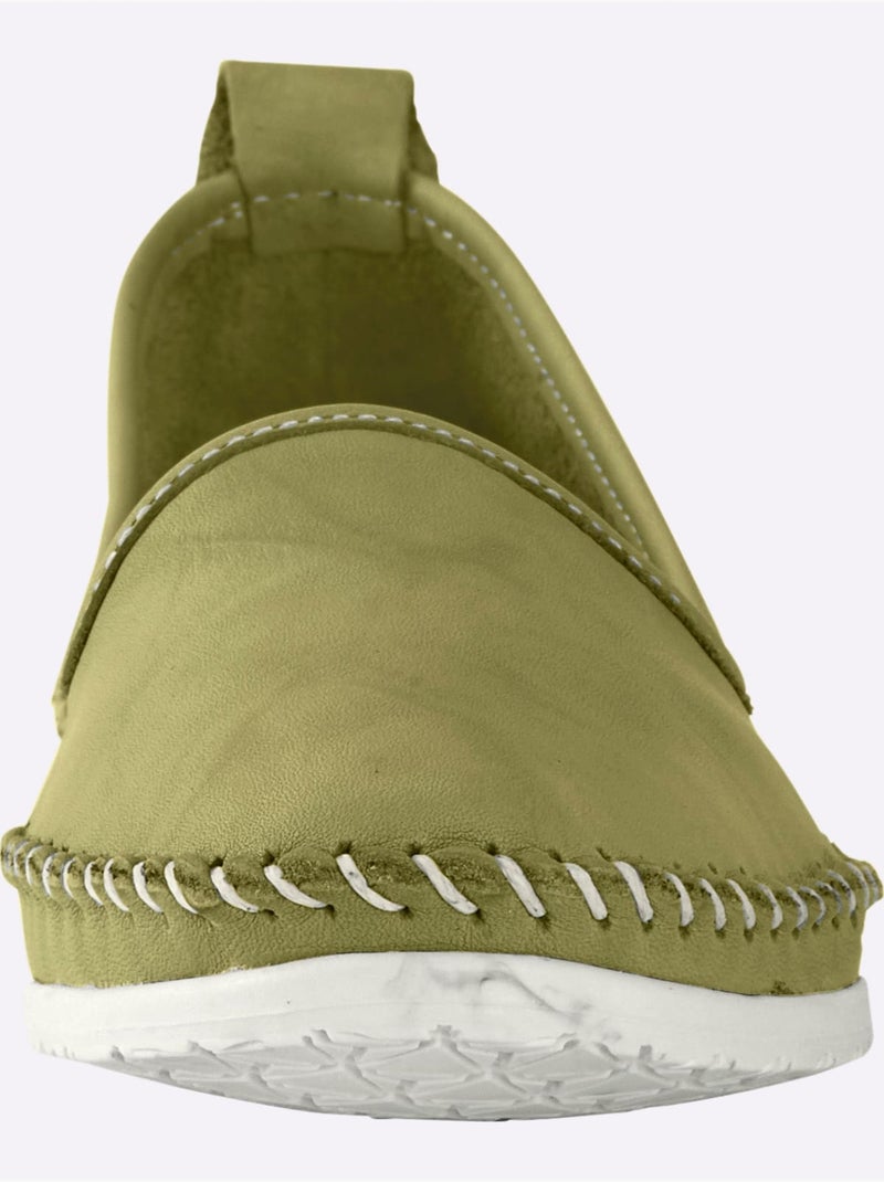 Mocassins Semelle Douce Et Souple - Taille Standard - Helline Vert - Kiabi