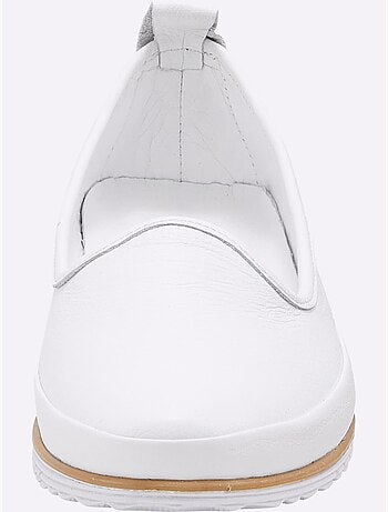 Mocassins Semelle Intérieure Amovible En Cuir - Taille Standard - Helline