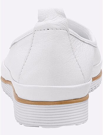Mocassins Semelle Intérieure Amovible En Cuir - Taille Standard - Helline