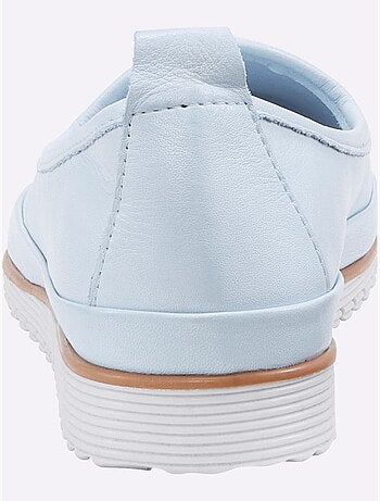 Mocassins Semelle Intérieure Amovible En Cuir - Taille Standard - Helline