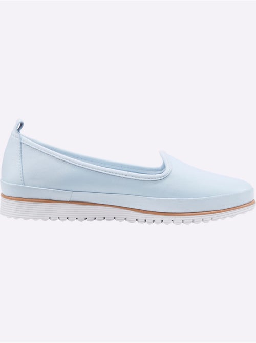 Mocassins Semelle Intérieure Amovible En Cuir - Taille Standard - Helline - Kiabi Mocassins Semelle Intérieure Amovible En Cuir - Taille Standard - Helline - Kiabi