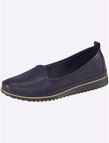 Mocassins Semelle Intérieure Amovible En Cuir - Taille Standard - helline
