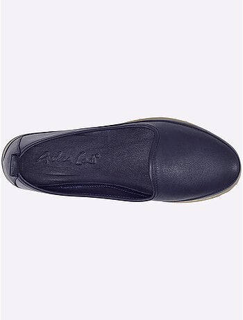 Mocassins Semelle Intérieure Amovible En Cuir - Taille Standard - helline