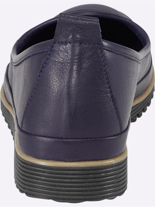 Mocassins Semelle Intérieure Amovible En Cuir - Taille Standard - helline - Kiabi