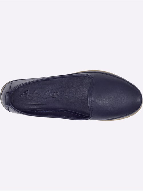 Mocassins Semelle Intérieure Amovible En Cuir - Taille Standard - helline - Kiabi