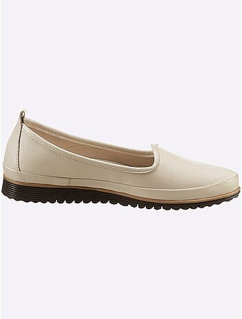 Mocassins Semelle Intérieure Amovible En Cuir - Taille Standard - helline