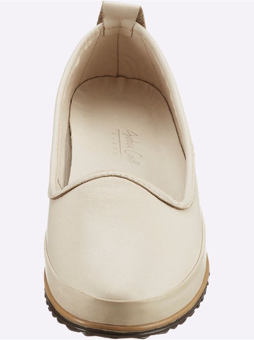 Mocassins Semelle Intérieure Amovible En Cuir - Taille Standard - helline - Kiabi