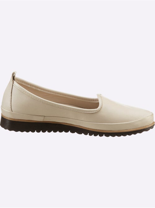 Mocassins Semelle Intérieure Amovible En Cuir - Taille Standard - helline - Kiabi
