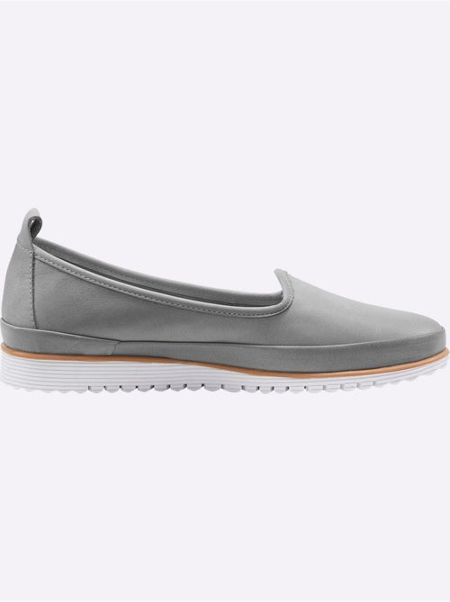 Mocassins Semelle Intérieure Amovible En Cuir - Taille Standard - helline - Kiabi