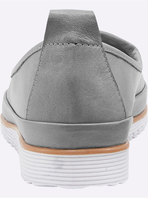 Mocassins Semelle Intérieure Amovible En Cuir - Taille Standard - helline - Kiabi