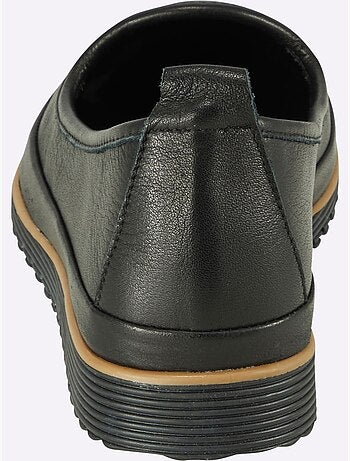 Mocassins Semelle Intérieure Amovible En Cuir - Taille Standard - helline