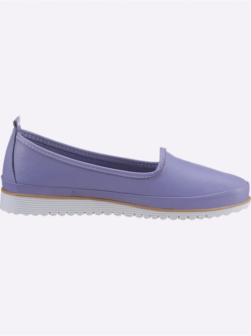 Mocassins Semelle Intérieure Amovible En Cuir - Taille Standard - helline Parme - Kiabi